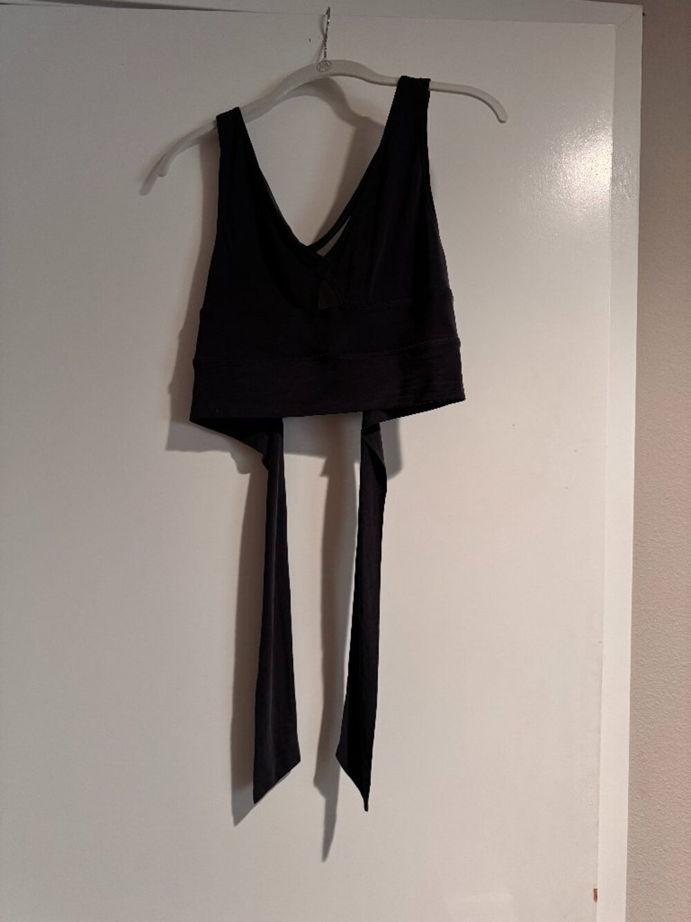 Free People Tie Back Crop Top
